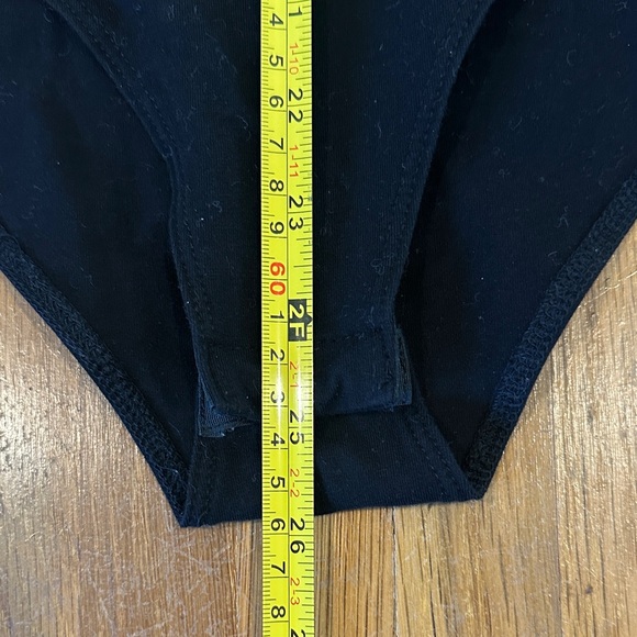 Mangopop | Women’s Black Long Sleeve Bodysuit - Picture 13 of 13